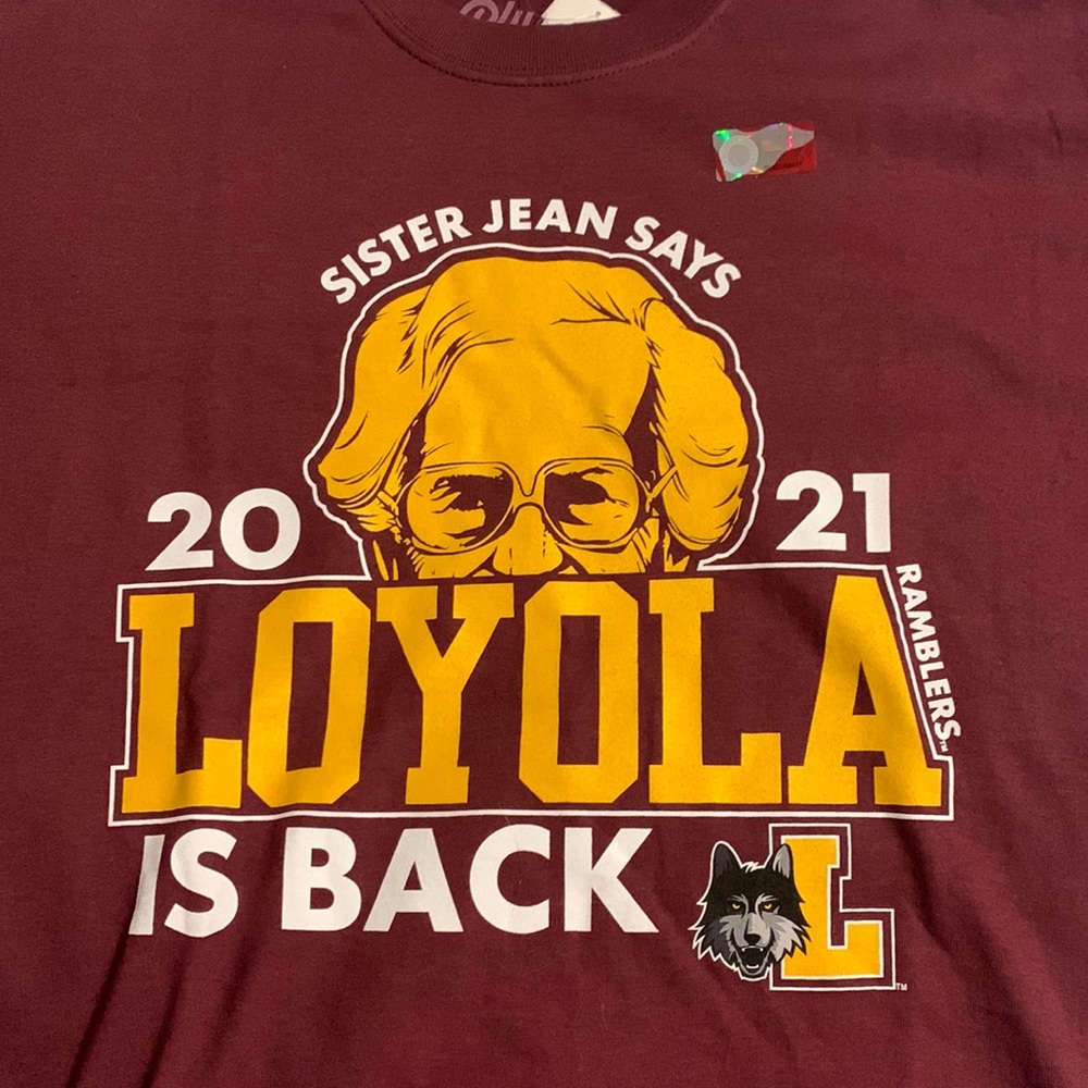 LOYOLA CHICAGO SISTER JEAN LIMITED EDITION TSHIRT